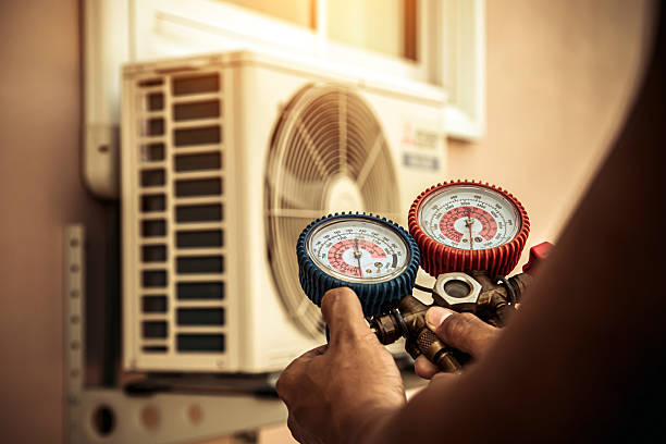 Professional Hvac technician working in Morgan Hill, CA